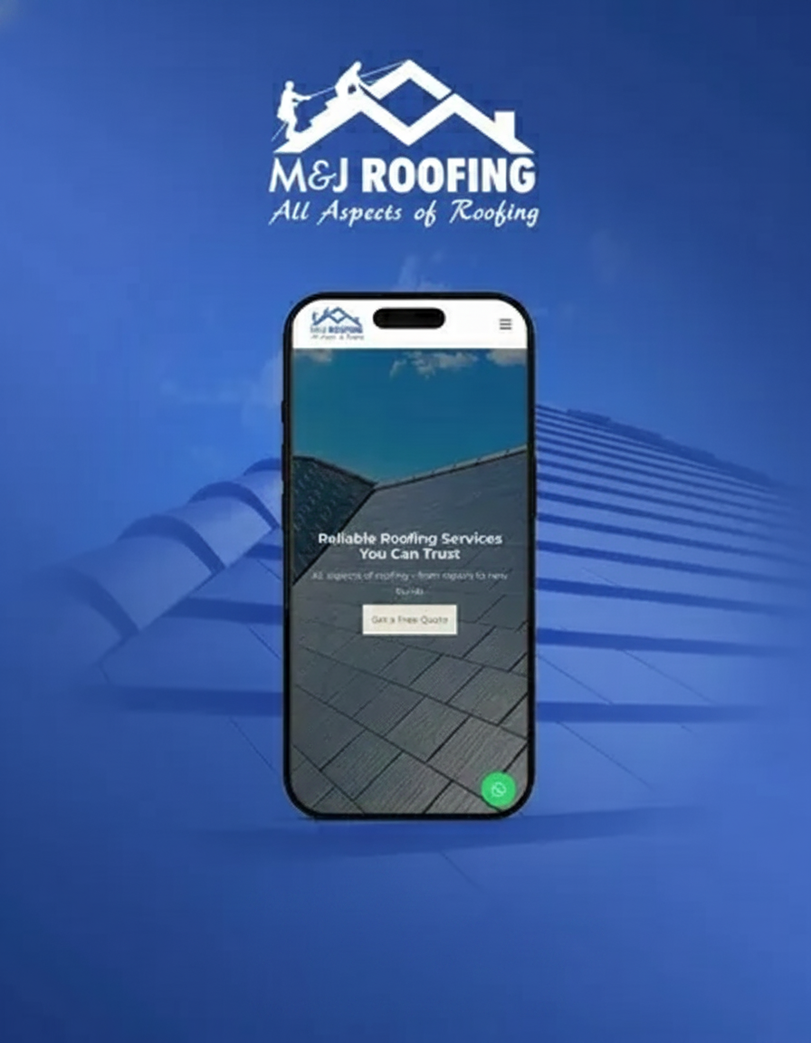 M&J Roofing website